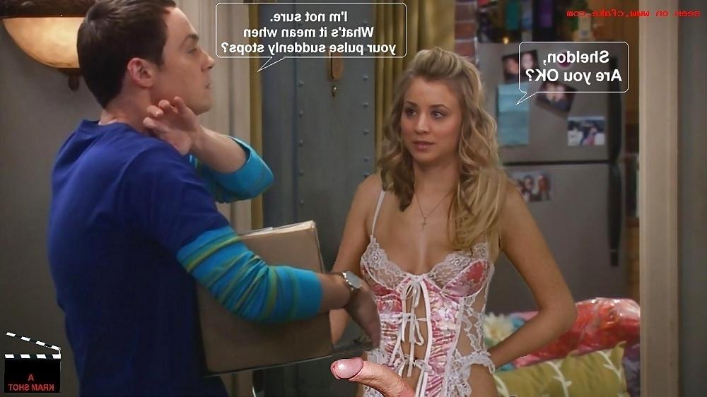 25P The Big Bang Theory with Kaley Cuoco as shemale