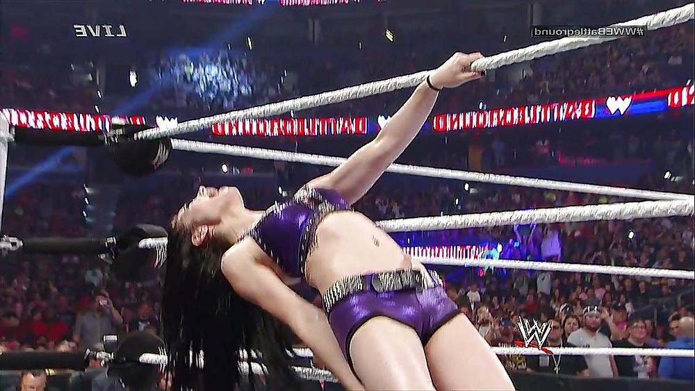 25P Paige Cameltoe & Ass WWE Battleground & MitB 