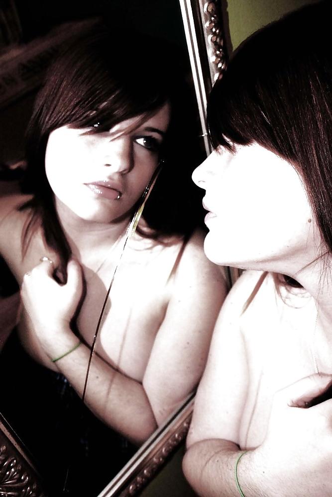 17P Busty teen selfshots
