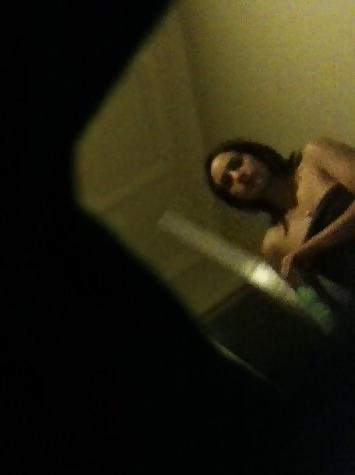 4P Girl caught on hidden camera showering again. Busted?