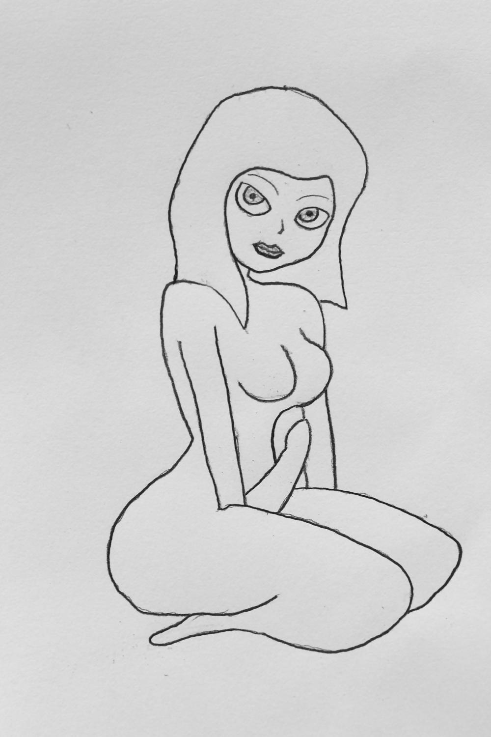 23P Shemale drawings