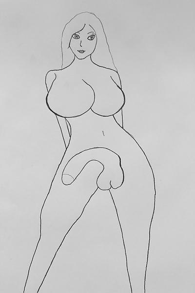 23P Shemale drawings