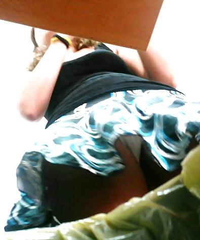 25P Some upskirts at work