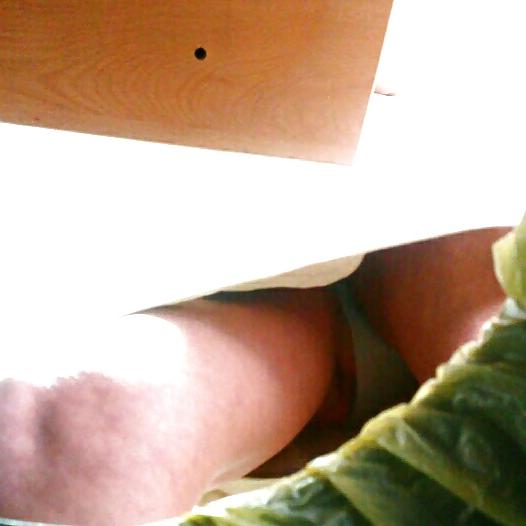 25P Some upskirts at work