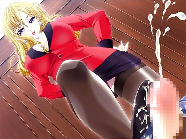 25P Hentai Footjob Collection