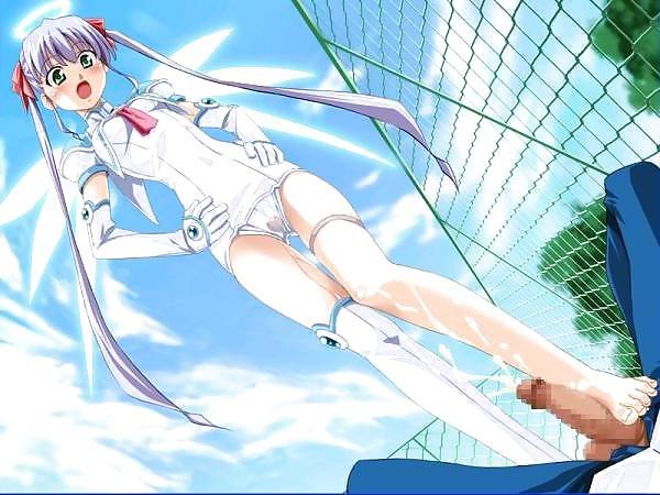 25P Hentai Footjob Collection
