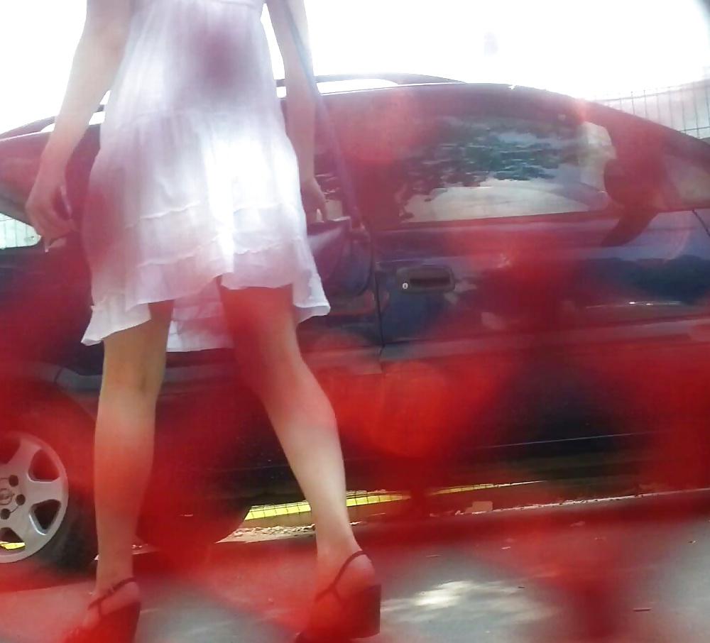 16P Spy feet and skirt romanian 