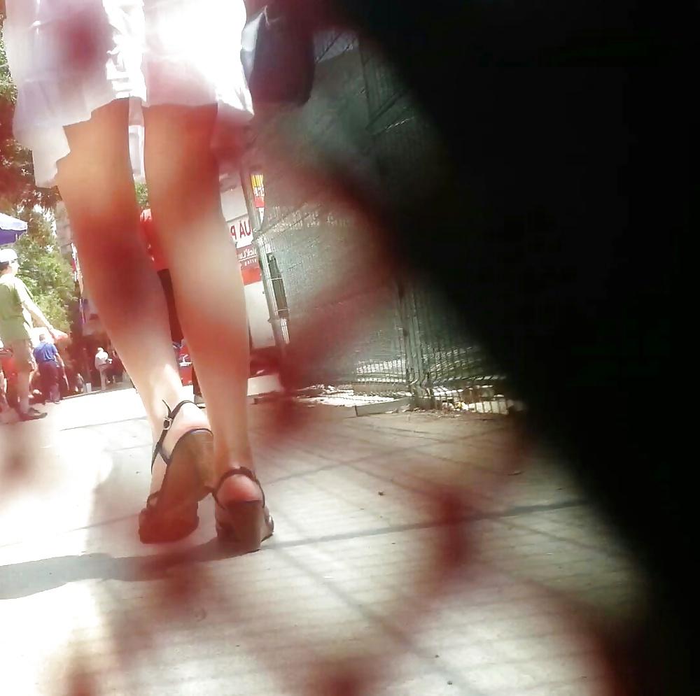 16P Spy feet and skirt romanian 