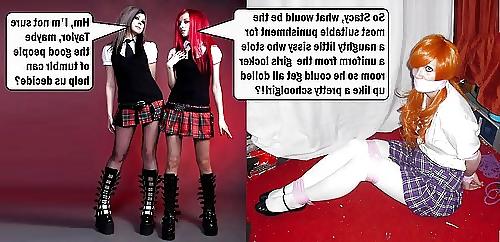 25P Sissy captions