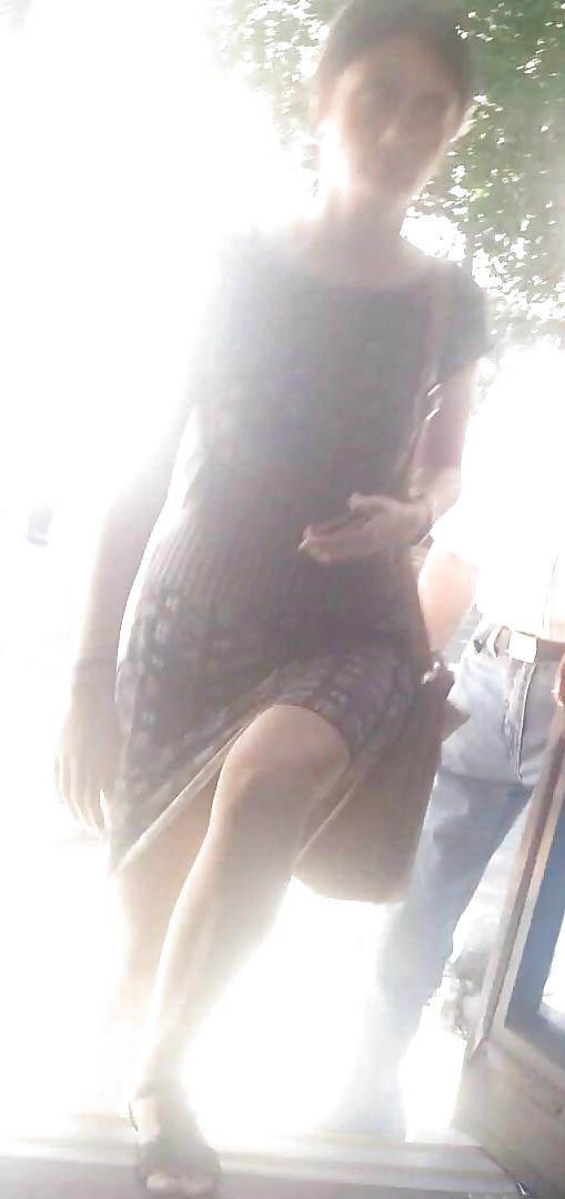 17P Spy old + young sexy skirt romanian
