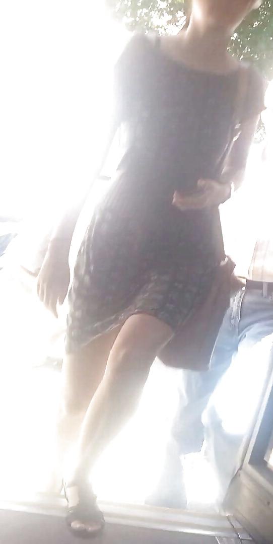 17P Spy old + young sexy skirt romanian