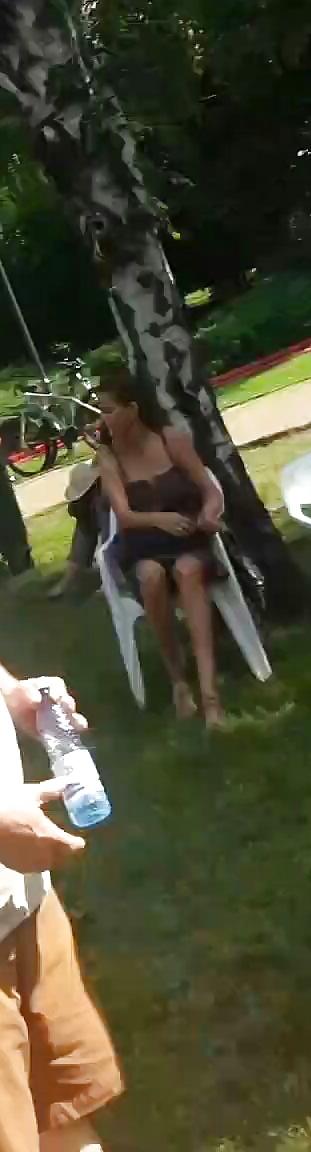 17P Spy old + young sexy skirt romanian