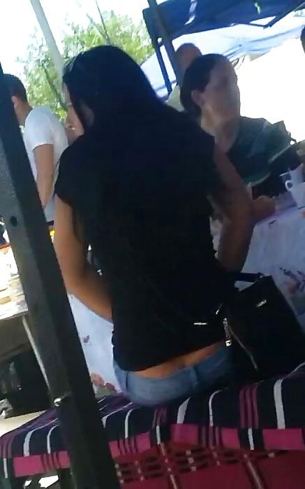 5P Spy sexy ass brunette romanian