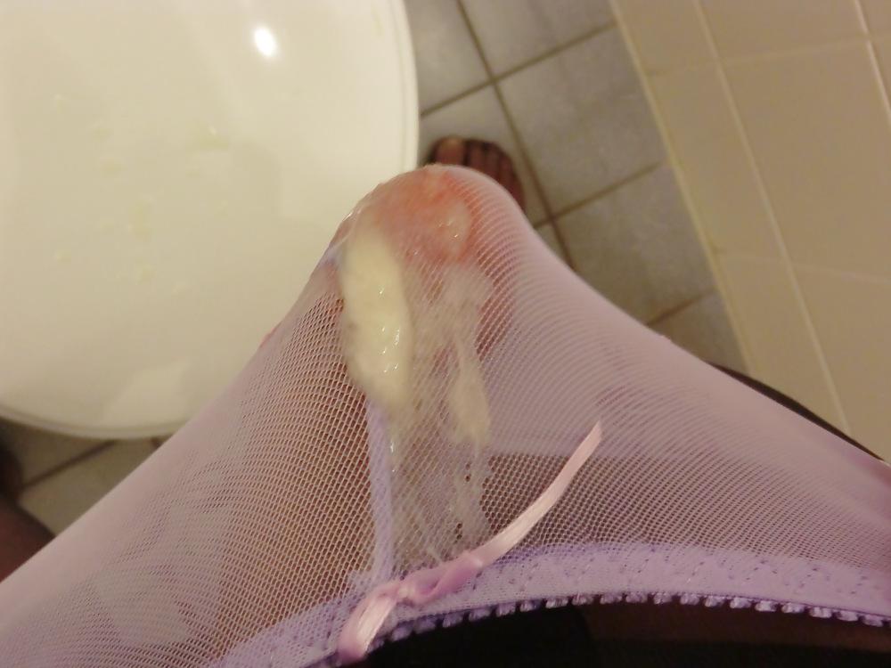 25P Cock in pantyhose and panties