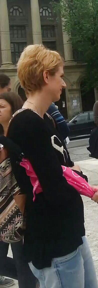 17P Spy old + young face romanian