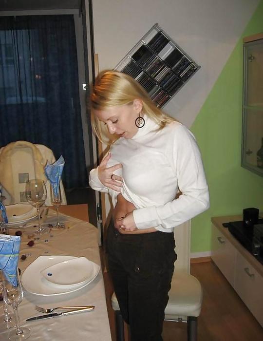 17P My facebook girlfrind Louise came home and stripping
