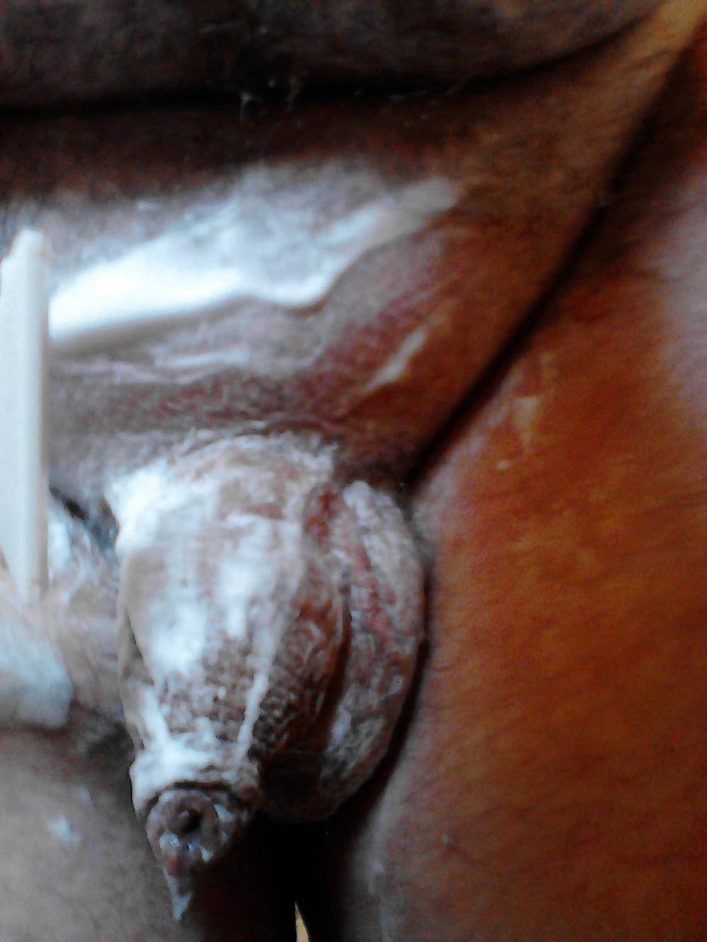 17P SHAVING MY NAUGHTY COCK