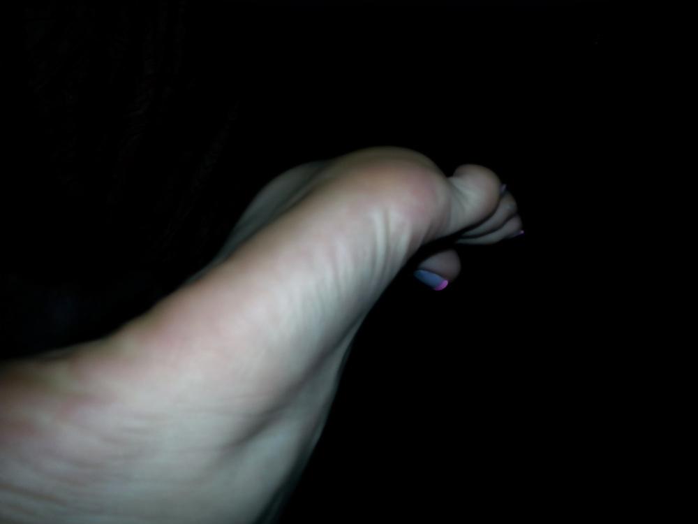 22P Sexy soles and long toes in socks and nylons