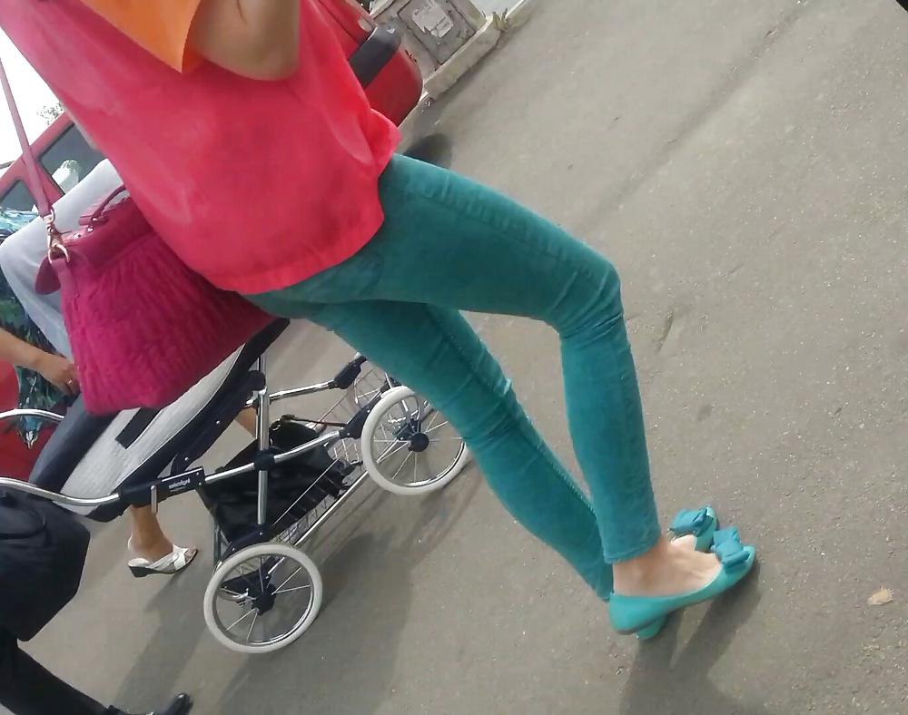 20P Spy feet and nylon romanian