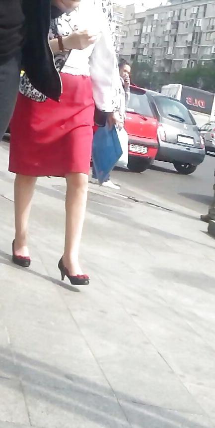 20P Spy feet and nylon romanian