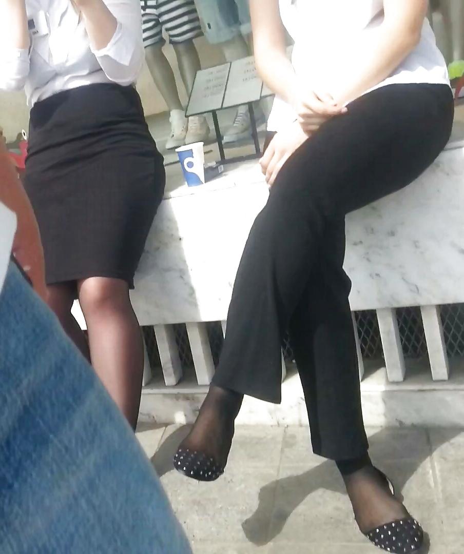 20P Spy feet and nylon romanian