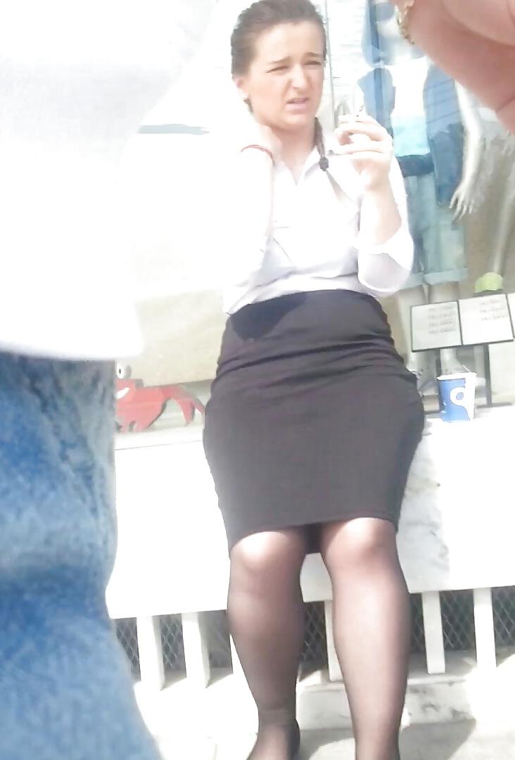 20P Spy feet and nylon romanian