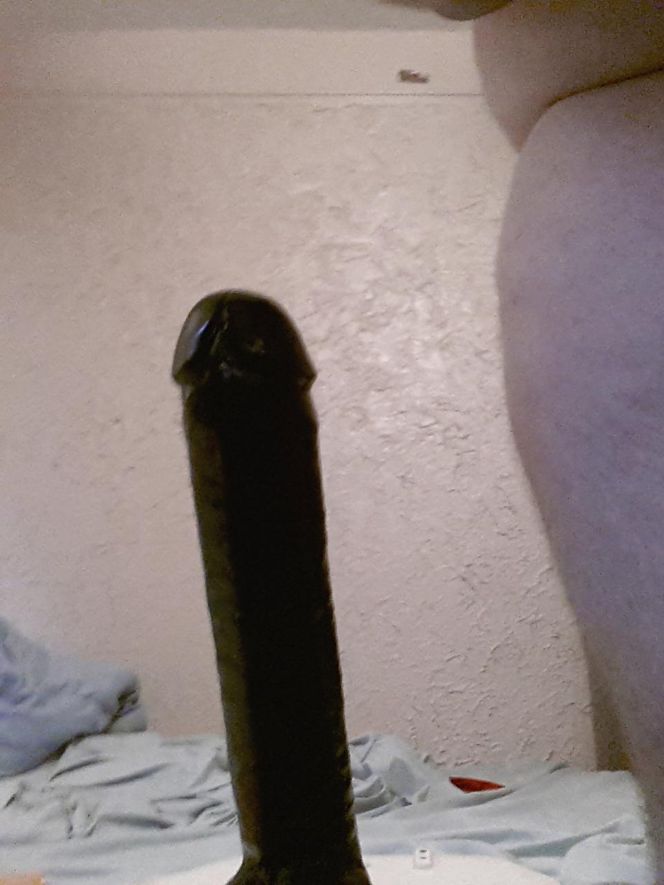 11P 16 inch long dildo in my ass