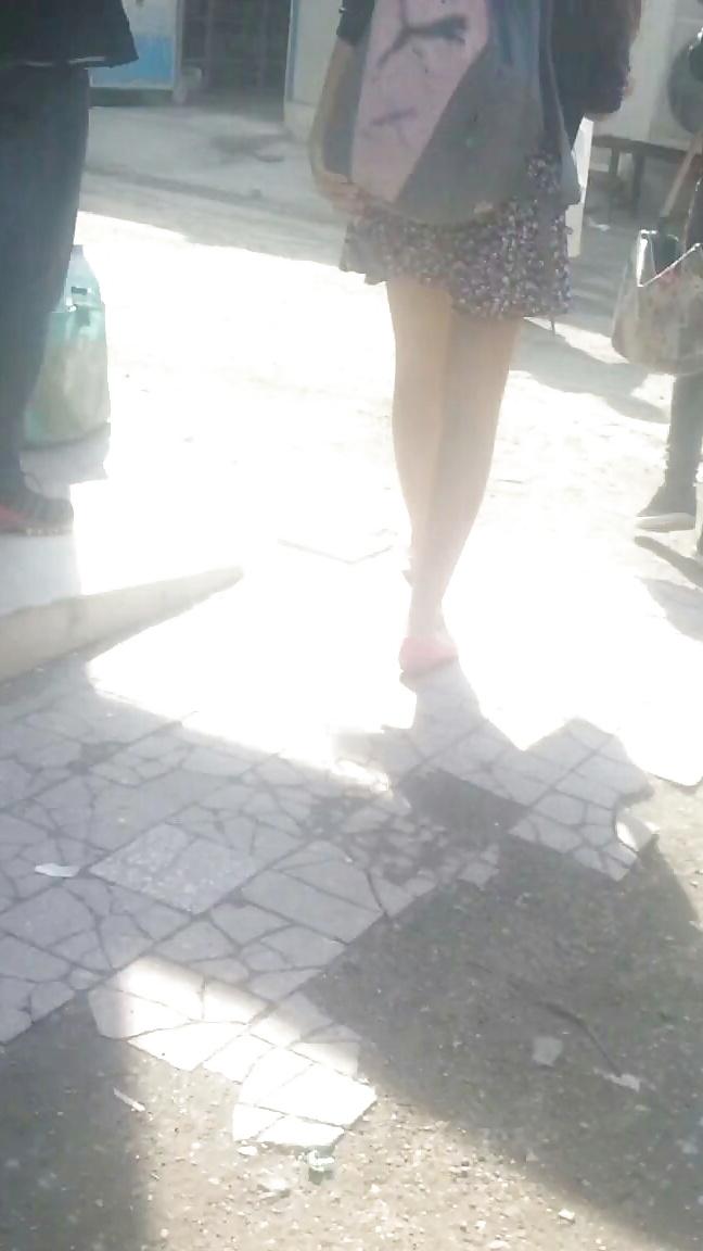 7P Sexy teens skirt romanian