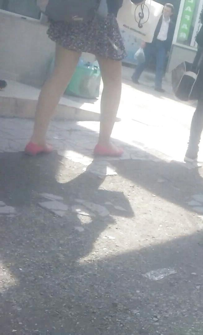 7P Sexy teens skirt romanian