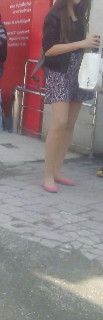 7P Sexy teens skirt romanian