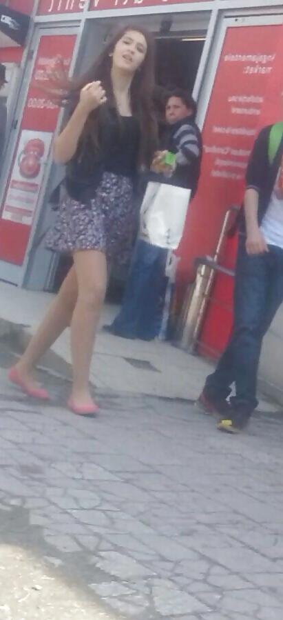 7P Sexy teens skirt romanian