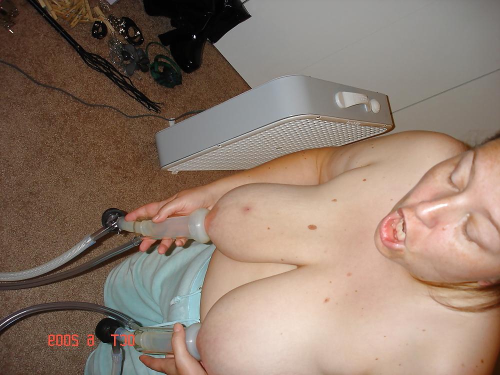 11P Busty sylvia the hucow milking her tits like a cow