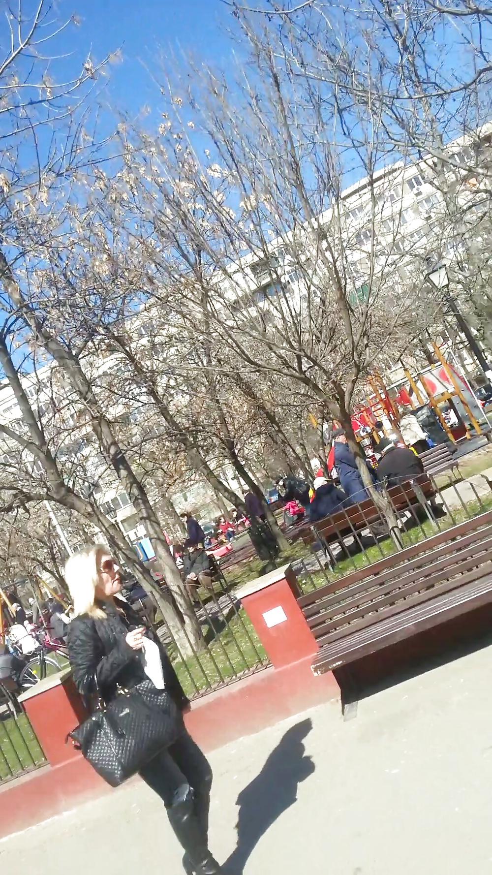 20P Spy old + young sexy blonde romanian