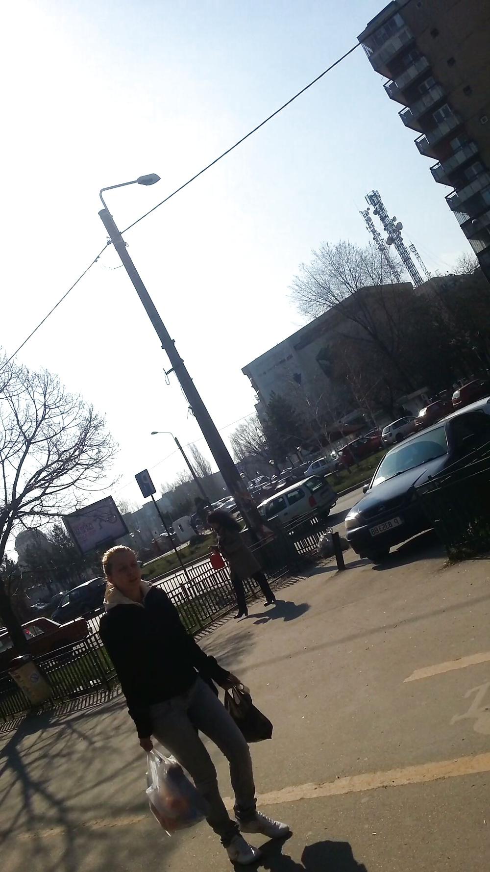 20P Spy old + young sexy blonde romanian