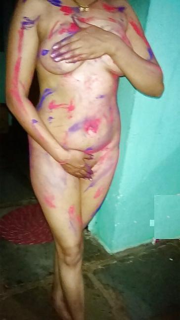8P Celebrating Holi My Fb Friend Rabiya