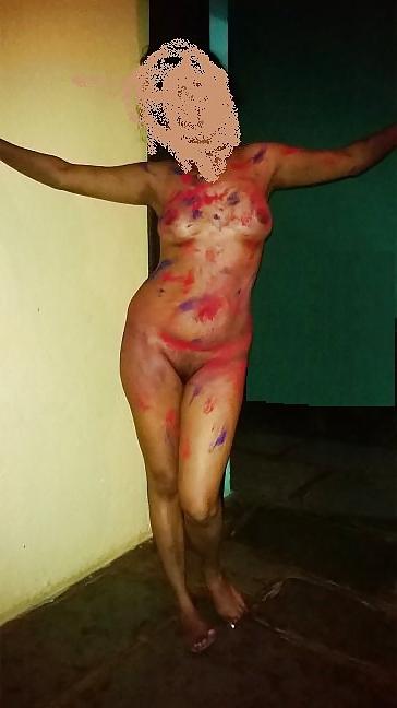8P Celebrating Holi My Fb Friend Rabiya