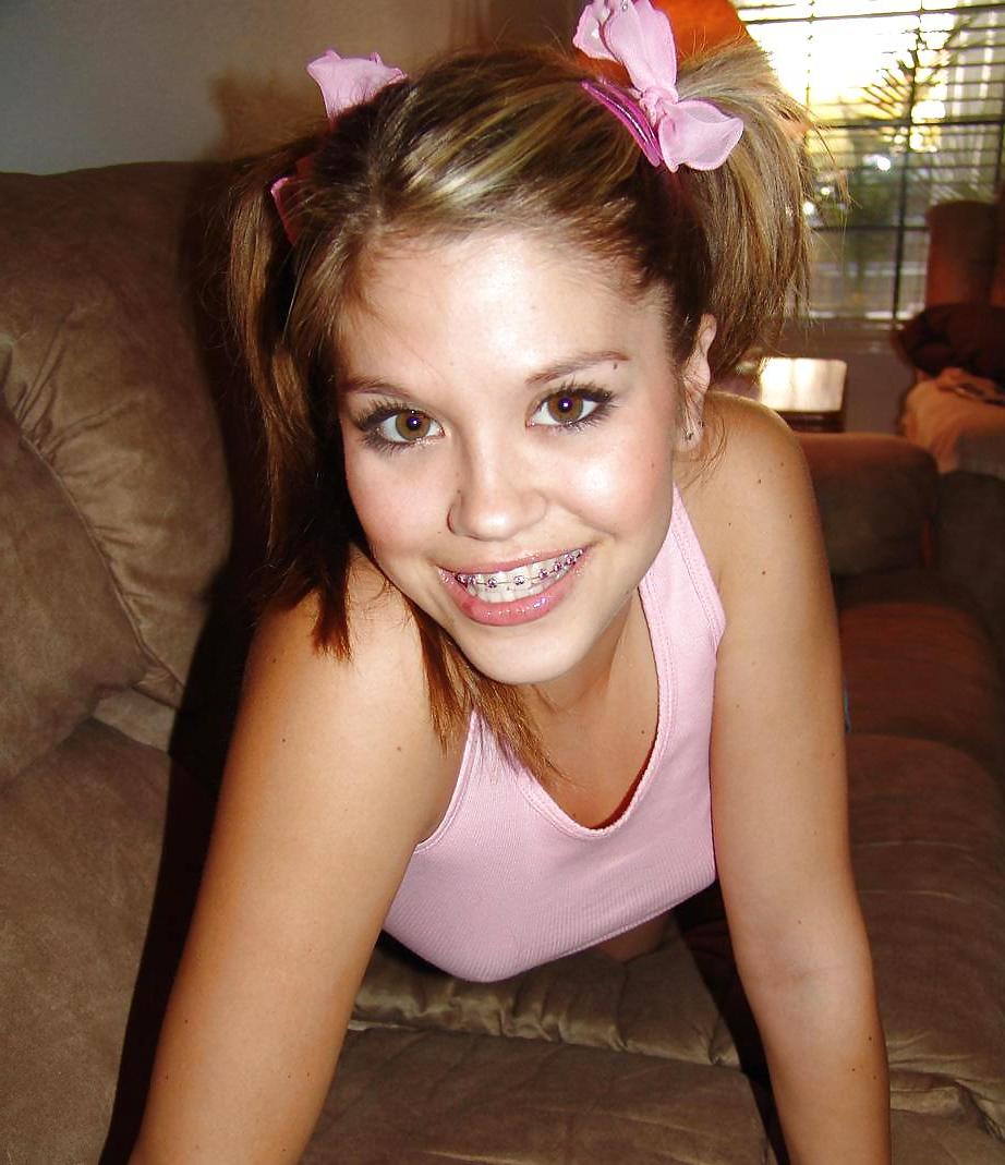 25P Horny Topanga - On a leather couch
