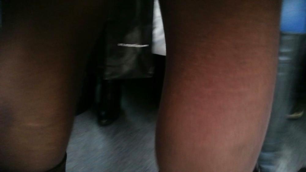 9P Spy sexy mature skirt and feet romanian