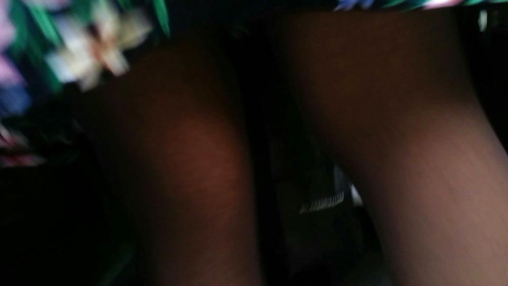 9P Spy sexy mature skirt and feet romanian