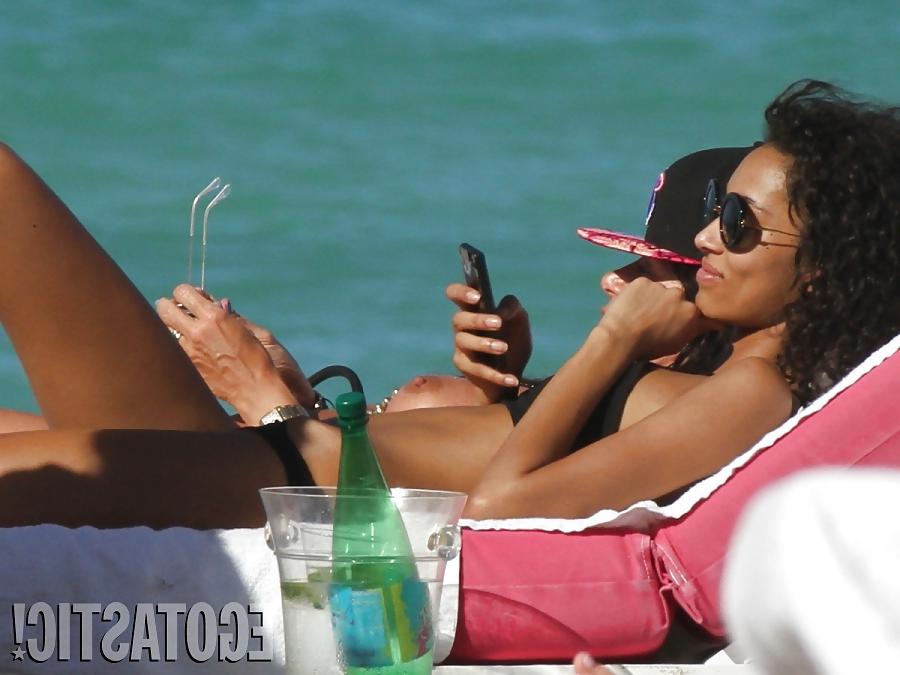13P Anais Mali with her friend soaks up the sun in Miami