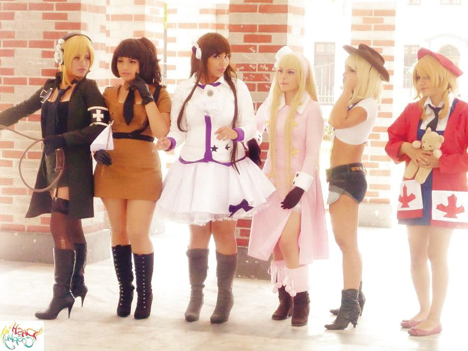 25P Sexy latinas en pantimedias cosplays  pantyhose