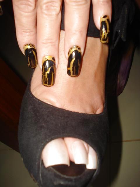 24P Sexy Long Nails And Toes