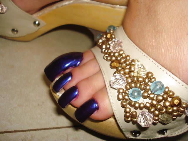 24P Sexy Long Nails And Toes