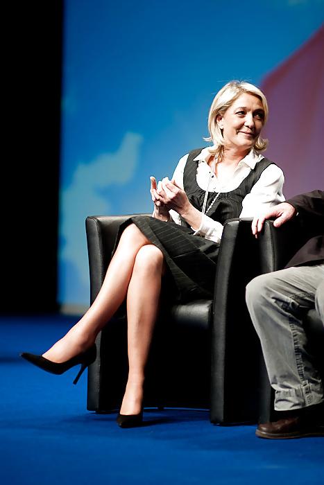 25P Would love to jerk off at the feet of Marine Le Pen