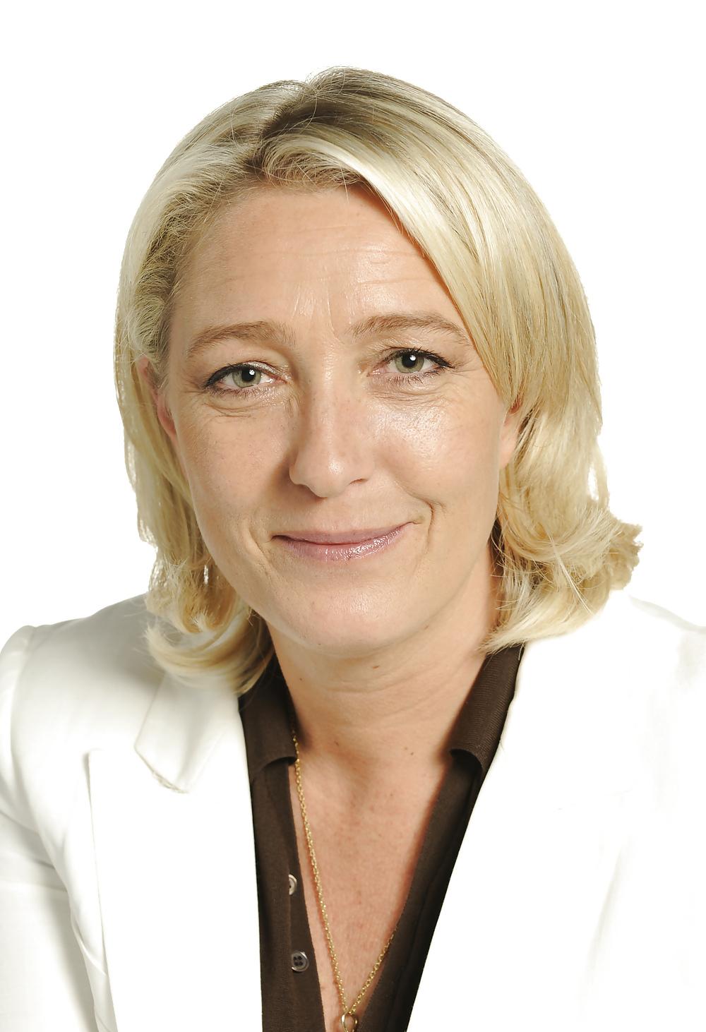25P Would love to jerk off at the feet of Marine Le Pen