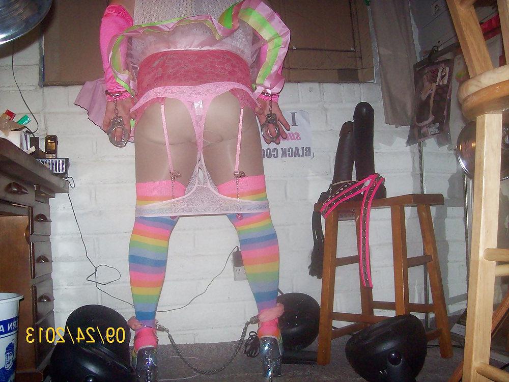 25P Tgirl BBC slut teases Clarence's monster BB15inchC