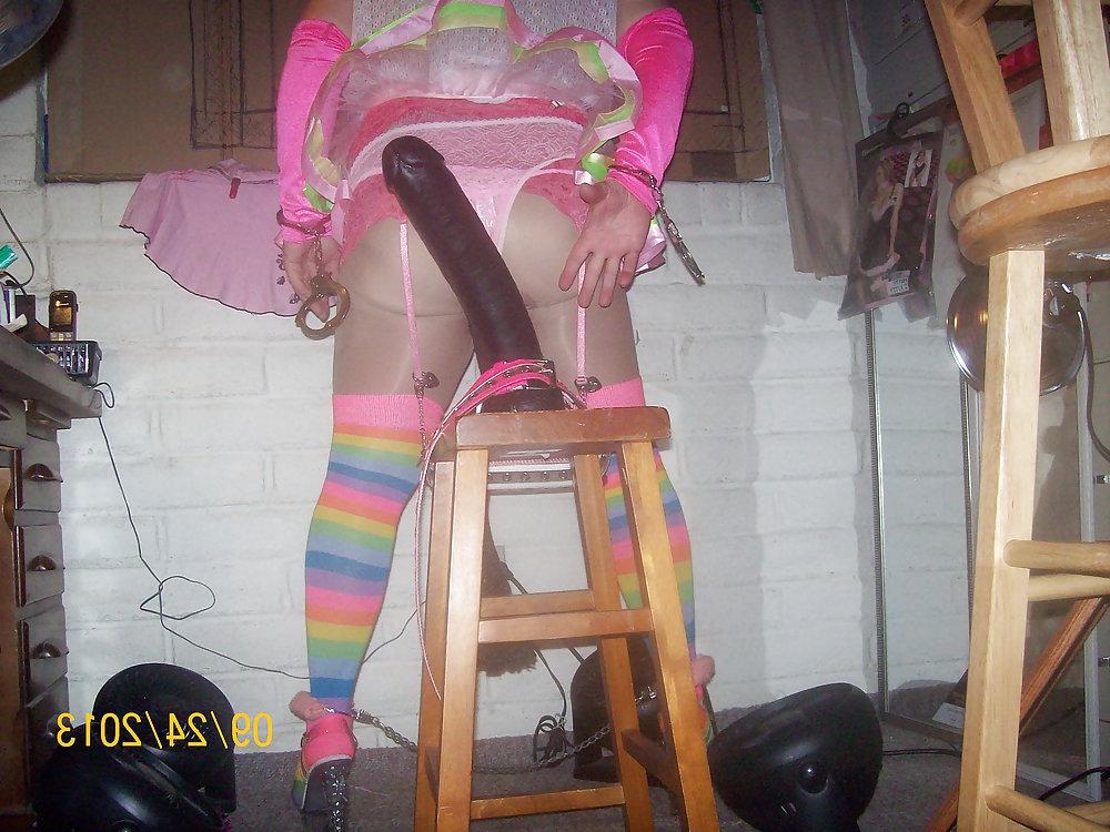 25P Tgirl BBC slut teases Clarence's monster BB15inchC