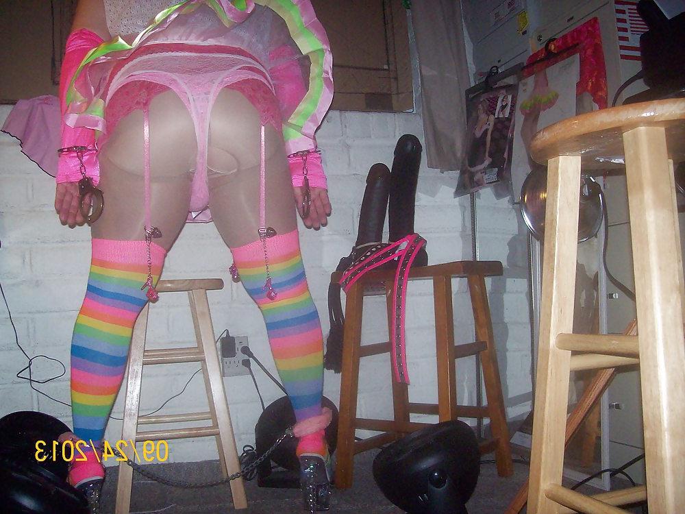 25P Tgirl BBC slut teases Clarence's monster BB15inchC
