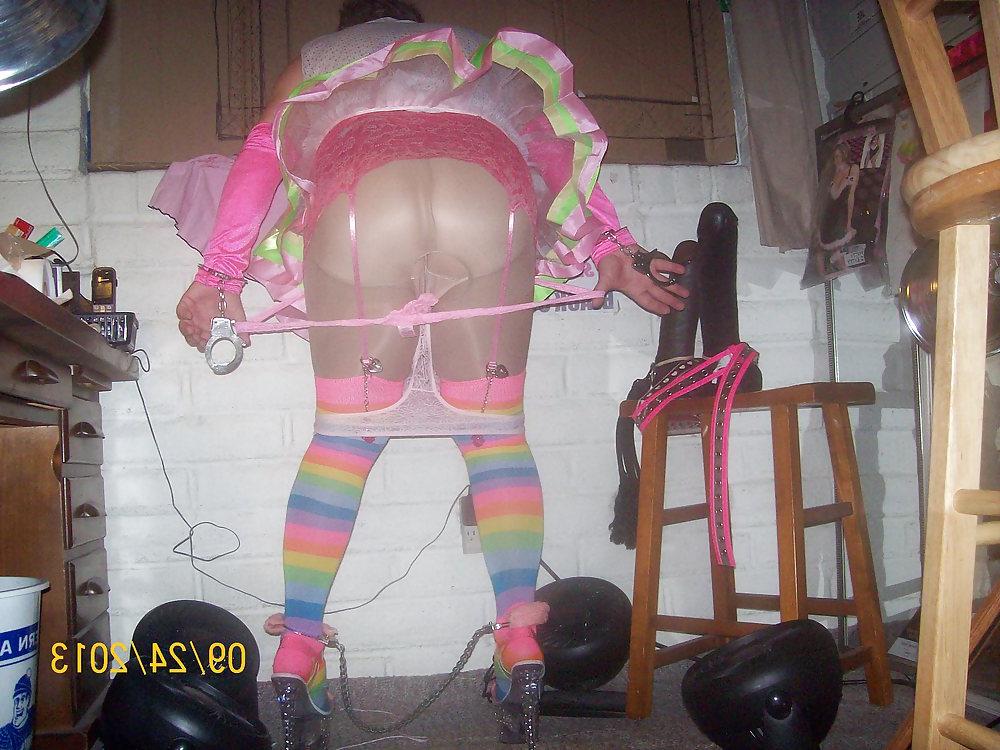 25P Tgirl BBC slut teases Clarence's monster BB15inchC