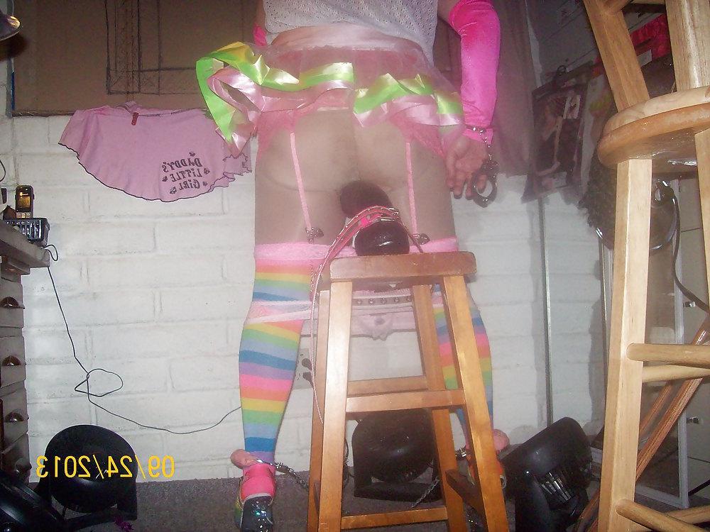 25P Tgirl BBC slut teases Clarence's monster BB15inchC